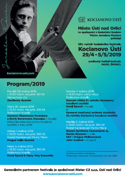 Kociánovo Ústí - hudební festival 2019